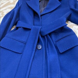 New Loro Piana wool Elegant Blue Women's Coat